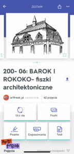fiszki architektoniczne matura historia sztuki